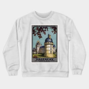 Valençay France Vintage Poster 1926 Crewneck Sweatshirt